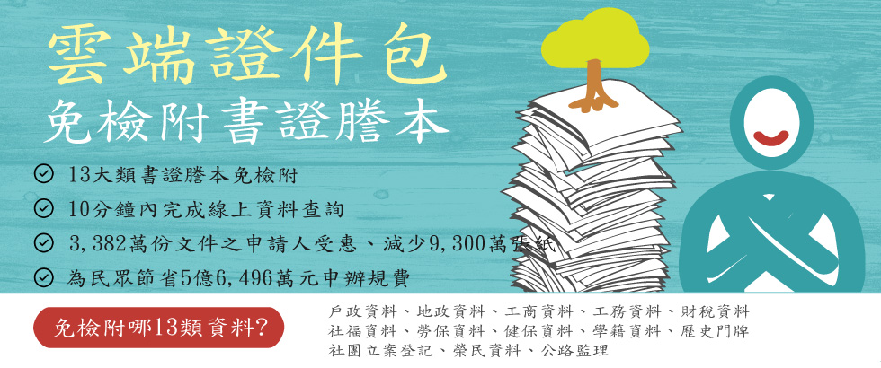 雲端證件包(另開視窗)